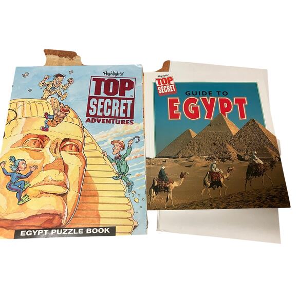 Egypt Highlights Top Secret Adventures Opened No Keychain Cards Intact - Picture 2 of 5
